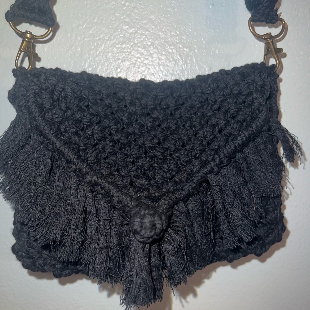 HAND MADE macrame purse